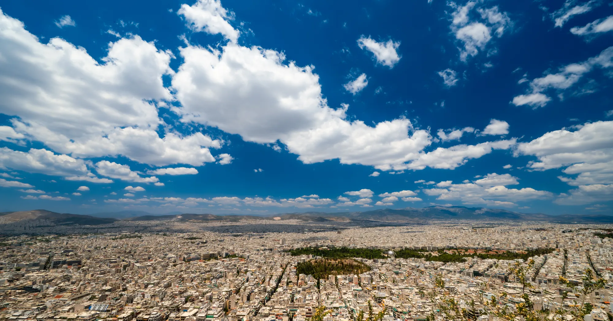 City To The Mountains — Landscape