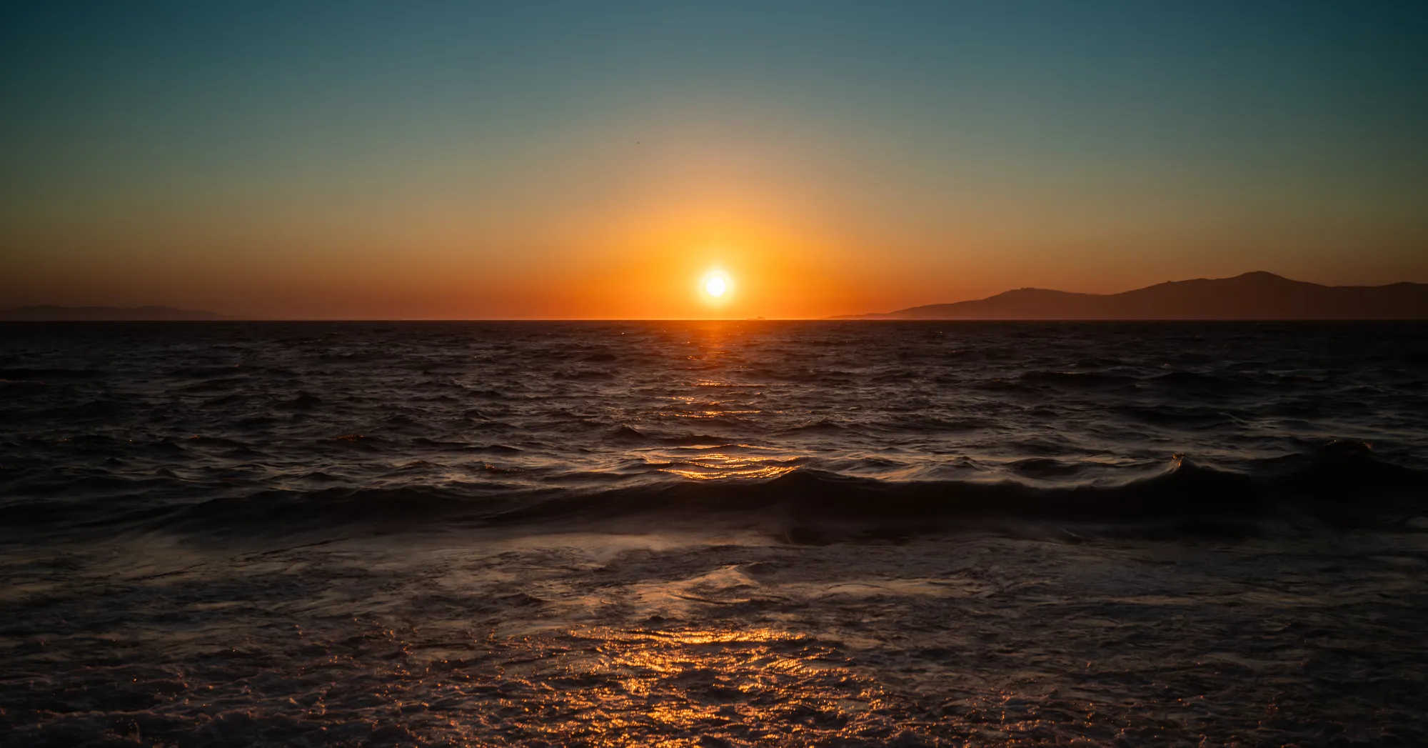 Last Light On Water — Landscape